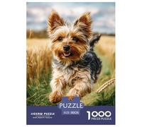 Yorkshire Terrier Jigsaw 1000 Cute Dog 100% Recycled Cardboard Decoration for Adults & Kids | 38x26cm/1000pcs