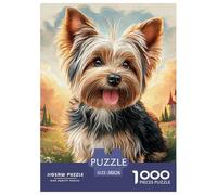 Yorkshire Terrier Jigsaw Puzzles Cute Dog 1000 Pieces - Colourful Decoration for Adults & Kids | 38x26cm/1000pcs