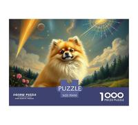 Yorkshire Terrier Jigsaw Puzzles for Adults Impossible And Difficult Challenge 1000 Piece Pet Dog Challenging Puzzle Games Puzzle Games There Are Letters on The Back 70x50cm/1000pcs