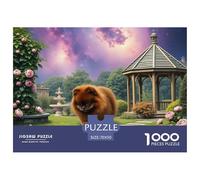 Yorkshire Terrier Jigsaw Puzzles for Adults Impossible And Difficult Challenge 1000 Pieces Pet Dog Challenging Puzzle Games Educational Games There Are Letters on The Back 70x50cm/1000pcs