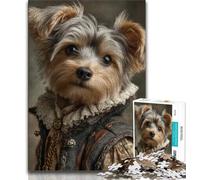 Yorkshire Terrier Jigsaw Puzzles for Teenagers,Help The Brain Exercise Addictive Toys to Cultivate Patience Suitable for Couples (38x26cm)
