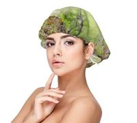 Yorkshire Terrier Little Puppy Pets Dogs,Adjustable Silk Hair Wrap Adult's Satin Sleeping Cap Hair Women's Elastic Sleep Bonnet