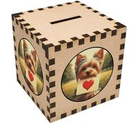 'Yorkshire Terrier Love Note' Money Box/Piggy Bank (MB00113504)