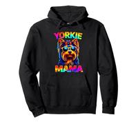 Yorkshire Terrier Lover Mama Pop Art Cool Yorkie Dog Mom Pullover Hoodie