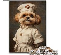 Yorkshire Terrier Nurse 1000 Piece Jigsaw Puzzles for Adults & Teens, Challenging Game And Family Play Birthday Present, Gifts, Wall Art (50x75cm)