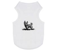 'Yorkshire Terrier on Grass' Pet Dog/Cat T-Shirt (PT00149156)