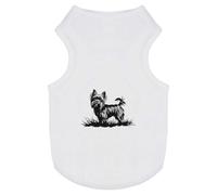 'Yorkshire Terrier on Grass' Pet Dog/Cat T-Shirt (PT00152187)
