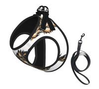 Yorkshire Terrier,Pet Harness,Adjustable Reflective Dog Harness,Pet Leash Vest,L