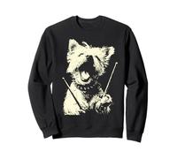Yorkshire Terrier Playing Drums Musician Dog Drummer Punk Sweatshirt