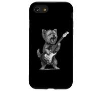 Yorkshire Terrier Playing Guitar Rock Music Dog Lover Case for iPhone SE (2020) / 7/8