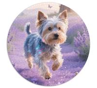 Yorkshire Terrier Puppy 1000 Pieces Jigsaw Puzzles For Adults Family Challenge Toys Stress Relieving Entertainment Cultivate The Spirit of Teamwork for Men, Women, Elders, Seniors 1000pcs (67.5x67.5c