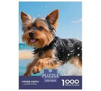 Yorkshire Terrier Puzzle 1000 Pieces Adults Educational Relaxing Brain Training Pet Dog Precision Pieces Quality 70x50cm/1000pcs