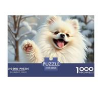 Yorkshire Terrier Puzzle for Adults Impossible And Difficult Challenge 1000 Piece Pet Dog Challenging Puzzle Games Educational Games There Are Letters on The Back 38x26cm/1000pcs