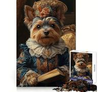 Yorkshire Terrier Renaissance Duchess Jigsaw 1000 Pieces for Adults Cognitive Recall Peaceful Escape Sharp Cut Seasonal Gift (50x75cm)