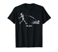 Yorkshire Terrier Skeleton Dog Walker Halloween 2026 T-Shirt