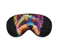 Yorkshire Terrier Sleep Mask Lightweight Blindfold Eye Mask with Adjustable Strap for Men Women
