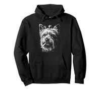 Yorkshire Terrier Smoking Cigarette Vintage Yorkie Joke Meme Pullover Hoodie