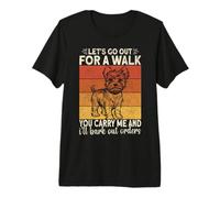 Yorkshire Terrier Teacup Dad Bark Out Orders Teacup Yorkie Premium T-Shirt