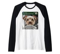 Yorkshire Terrier There is Motion At Your Front Door Yorkie Raglan Baseball Tee