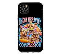 Yorkshire Terrier Treat Her With Compassion Gen Z Bootleg Case for iPhone 11 Pro Max