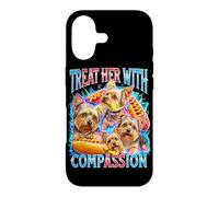 Yorkshire Terrier Treat Her With Compassion Gen Z Bootleg Case for iPhone 17