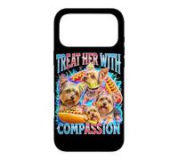 Yorkshire Terrier Treat Her With Compassion Gen Z Bootleg Case for iPhone 17 Pro Max