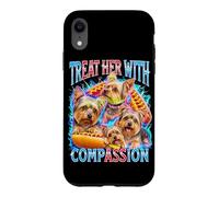 Yorkshire Terrier Treat Her With Compassion Gen Z Bootleg Case for iPhone XR