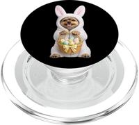 Yorkshire Terrier Wearing Easter Bunny Funny Costume PopSockets PopGrip for MagSafe