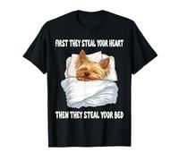 Yorkshire Terrier Yorkie Sleeping Pajamas Nightgown T-Shirt