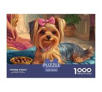 Yorkshire Terrier1000Piece JigsawPuzzleanimal KidsforAdult Challenging LargePiecePuzzles Age12+byth Challenging The Impossible Difficult Game Uncover The Puzzle 70x50cm/1000pcs