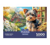 Yorkshire TerrierColossal Jigsaw Puzzles for Adults A Vast Collection of 1000 Advanced, Seemingly Impossible Challenging Puzzle Game Pieces - A Majestic Gift for Determined Adult And Young Adult Enth