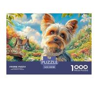 Yorkshire TerrierLuxury Jigsaw Puzzles for Adults Featuring 1000 Meticulously Crafted Advanced Challenging Puzzle Game Pieces - Created to Be An Unforgettable Gift Jigsaw Puzzles for Adults And Kids