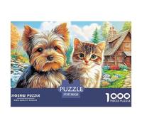 Yorkshire TerrierMaster-Level Jigsaw Puzzles for Adults Embark on A 1000-Piece Advanced And Challenging Puzzle Games Journey - Positioned As The Ultimate Gift Jigsaw Puzzles for Adults And Kids Age 1