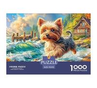 Yorkshire TerrierMaster-Level Jigsaw Puzzles for Adults Embark on A 1000-Piece Advanced And Challenging Puzzle Games Journey - Positioned As The Ultimate Gift Jigsaw Puzzles for Adults And Kids Age 1