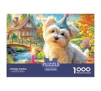 Yorkshire TerrierMaster-Level Jigsaw Puzzles for Adults Embark on A 1000-Piece Advanced And Challenging Puzzle Games Journey - Positioned As The Ultimate Gift Jigsaw Puzzles for Adults And Kids Age 1