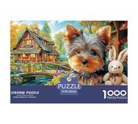 Yorkshire TerrierMaster-Level Jigsaw Puzzles for Adults Embark on A 1000-Piece Advanced And Challenging Puzzle Games Journey - Positioned As The Ultimate Gift Jigsaw Puzzles for Adults And Kids Age 1