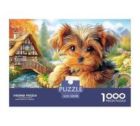 Yorkshire TerrierMaster-Level Jigsaw Puzzles for Adults Embark on A 1000-Piece Advanced And Challenging Puzzle Games Journey - Positioned As The Ultimate Gift Jigsaw Puzzles for Adults And Kids Age 1