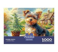 Yorkshire TerrierPremium Jigsaw Puzzles for Adults A 1000-Piece Advanced-Level Set Featuring Challenging And Educational Games - Designed As The Jigsaw Puzzles for Adults And Mature Kids