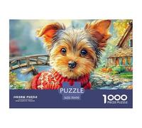 Yorkshire TerrierUltimate Challenge Jigsaw Puzzles for Adults Conquer The 1000-Piece (Advanced) Impossible, Hard, And Difficult Challenging Puzzle Educational Games - This Is The Pinnacle Gift Jigsaw