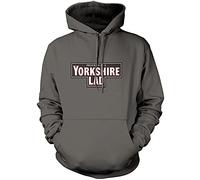 Yorkshire Unisex Hoodie - Grey Large