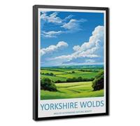 Yorkshire Wolds Travel Art Yorkshire Wolds Gift Canvas Poster Wall Art Decor Print Picture Paintings for Living Room Bedroom Decoration 24" L X 36" W