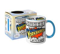 Yorkshireman Mug Superhero Funny Comedy Yorkshire Gift for Man Mug - Gift Boxed Football Cup - Present Idea for Fan Supporter Christmas for him
