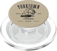 Yorktown Virginia Old Tall Sailing Ship Design PopSockets PopGrip for MagSafe