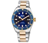 Yorkville 48604 Swiss Automatic Sellita SW200 Blue Dial Two Tone Watch Gevril Gold One Size