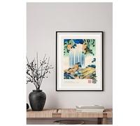 Yoro Waterfall - Katsushika Hokusai Poster A4 Japanese Art Print Wall Decor Vintage Home Office Gift Aesthetic Room Decoration Timeless Design Artwork Japan Inspired