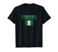 Yoruba Nation Nigeria Flag Cultural Identity Value Graphic T-Shirt