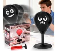 YORWHIN Desktop Punching Bag with Strong Suction Cup, Upgraded Spring Desk Punching Bag, Stress Buster Boxing Training Mini Boxing Ball for Office Home, Funny Stress Relief Gift for Coworkers, Friends