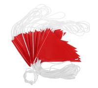 YOSADIER 1 Roll Construction Boundary Marker Warning Barrier Signs Red Pvc Flexible Boundary Marking Quick Installation and Removal Safety Flagging Banner for Accident Scenes