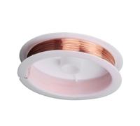 YOSADIER 1 Roll Reed Wire Multi-function Copper Wires for People Who Love DIY Crafting Dark Red Copper Material Maintain Stable Tone Can Be Cut to Length Support for Flower Stand and Crafts