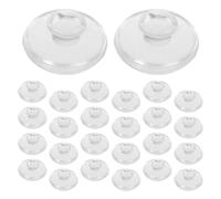 YOSADIER 100 Pairs Silicone Bridge Pads Eyeglasses Nose Support Round Soft Silicone Nose Pads Replacement with Easy Clip-on Installation and Pressure Dispersion for Sports and Outdoor